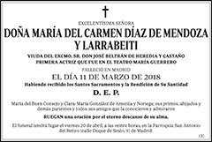 María del Carmen Díaz de Mendoza y Larrabeiti